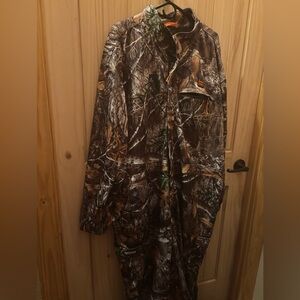 Walls scentrex Camouflage Hunting full zip Coveralls size 3XLR-nwt